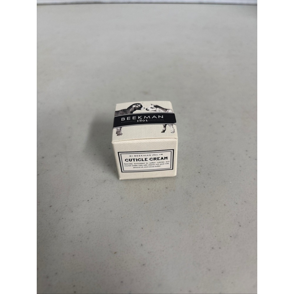 Beekman 1802 Pure Goat Milk Cuticle Cream Fragrance Free 0.3 oz Nail Treatment
